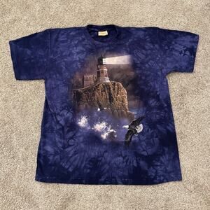 Y2K Eagle Graphic Tee The Mountain size 2XL